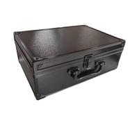 Stxdynjy Boîte à Bracelets Coffret de Stockage Bijoux Multifonction Poignée Solide Aluminium Intérieur Doux Grande Capacité Transport Facile Convient pour Dépl, Doublure de Café, 30 Emplacements