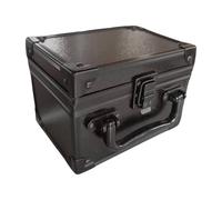 Stxdynjy Boîte à Bracelets Coffret de Stockage Bijoux Multifonction Poignée Solide Aluminium Intérieur Doux Grande Capacité Transport Facile Convient pour Dépl, Doublure Noire, 7 Emplacements