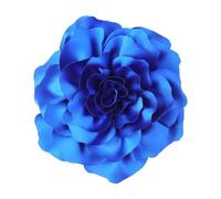 Stxdynjy Broche Fleur Fait Main Accessoire de Vêtement Corsage de Banquet Épingle de Costume Grande Fleur Élégante pour Rehausser Une Tenue Approprié comme Cad, Bleu