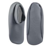 Stxdynjy Footwear Sleeve Chaussure Couverture Bottillon Protège-pied Chausson Matière Polyester Intérieur Velours Bout Fermé Ourlet Cheville Ajusté Flexibilité, Gris