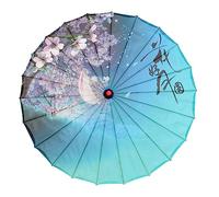 Stxdynjy Parapluie en Papier Huilé d'art Chinois et Japonais Utilisé, Parapluie de Danse Classique, Parasol pour Festivals de Musique, de D, Style Un