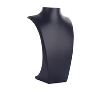 Stxdynjy Présentoir à Bijoux, Buste, Mannequin, Présentoir à Bijoux Tendance, Support de Chaîne, Organisateur pour Commode, Bureau, Exposition, Black 15x10x26.5 Cm