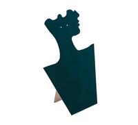 Stxdynjy Présentoir à Colliers Buste D'Exposition Support pour Pendentif Organisateur de Chaînes Porte-Bijoux avec Finition Élégante Adapté Aux Vitrines, Vert