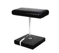 Stxdynjy Support Montre Support Bracelet Présentoir Barre T Marbre Base Cuir Coussin Rembourré Stable et Esthétique Adapté Au Rangement Montre Homme Déplacemen, Argent