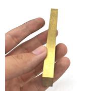 Styire Bloc cubique en laiton, longueur 500 mm, tige carrée en laiton, barre solide de 3 mm, 4 mm, 5 mm, 6 mm, 7 mm, 8 mm, 9 mm, 10 mm, 12 mm, 13 mm, 18 mm, 19 mm Vide(19x19x500mm)