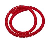 Styire Enrouleur de câble en Spirale de 1 mètre, Tube Flexible de Gestion des câbles, Rangement Efficace des câbles Gaine de Protection(Red,ID 16mm)