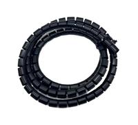 Styire Enrouleur spiralé for câbles d'ordinateur, 10 mètres, Protection Efficace des tuyaux Gaine de Protection(Noir,ID28mm)