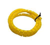 Styire Gaine de Gestion de câbles en Spirale de 1 mètre, Protection Flexible for câbles de 8 mm à 36 mm, Tube Anti-nœuds Gaine de Protection(Yellow,ID 16mm)