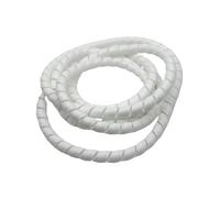 Styire Gaine de Protection en Spirale for câble de 32 Pieds, 10 mètres, Gaine de Protection for câble Gaine de Protection(White,ID 25mm)