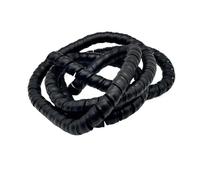 Styire Gaine de Protection en Spirale for câbles de 1 mètre, Organiseur for enroulement de câbles de 8 à 16 mm, Gaine for Tube d'eau Gaine de Protection(Noir,ID 14mm)