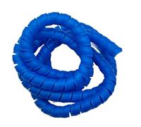Styire Gaine Flexible en Spirale de 25 mm for Protection de câble et de Fil de Chauffage Gaine de Protection(Blue,2 Meters)