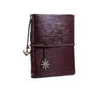 (Style 1 coffee)Leather Diy Photo Album Scrapbook Album Photo Book Vintage Photo Book