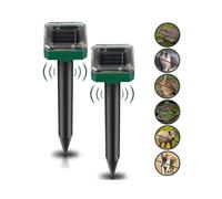 (style 1)Solar Mole Repellent Space Ultrasonic Solar Mole Fright, Mole Control
