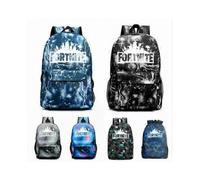 (Style 3)20L Galaxy For-tnite School Bag Backpack Battle Royale Rucksack Boys Girls Kids