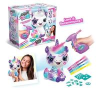 Canal Toys Peluche à personnaliser Licorne – Airbrush électrique avec pochoirs et feutres