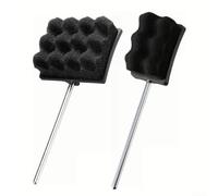 Style A Batteur en mousse compact 4,5 cm x 13,5 cm Taille (B) | Tête en mousse souple, tige en métal, tonalité silencieuse, réduit le volume, réponse lisse au pied