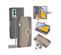 (Style A)For Oneplus Nord 2 5g Leather Case Phone Bag Cover Wallet Stand With Mirror And Chain Strap