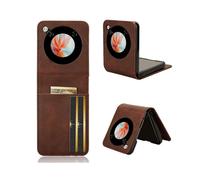 (Style A, Multicolor) For ZTE nubia Flip 5G/Libero Flip A304ZT Leather Case Card Slots Phone Cover
