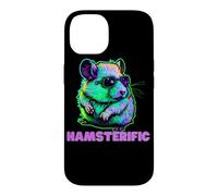 Style aérographe rétro avec graphisme Hamsterific Cool Hamster Coque pour iPhone 14