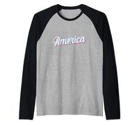 Style américain des années 70 Manche Raglan