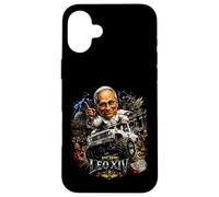 Style années 80 Pape Léo XIV Lover Vintage Style Rétro Streetwear Coque pour iPhone 16 Plus