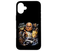 Style années 80 Pape Léo XIV Vintage Style Catholique Fun Streetwear Coque pour iPhone 16 Plus