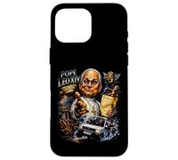 Style années 80 Pape Léo XIV Vintage Style Catholique Fun Streetwear Coque pour iPhone 16 Pro Max