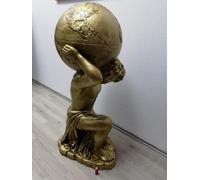 Style antique Globe Classique Atlas Minibar Bar Vin Etagère Statue Déco