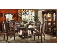 Style antique meubles salle à manger 6 fauteuils commode vitrine groupe garniture 10pcs