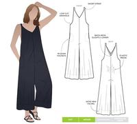 Style Arc Patron de couture Combinaison normande Tailles 04-16