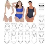 Style Arc Patron de couture Hamilton Maillot de bain Tailles 46 à 48