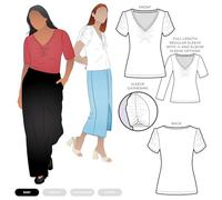 Style Arc Patron de couture Haut en tricot Alice Tailles 38-50