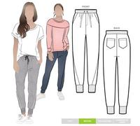 Style Arc Patron de couture Joni Pantalon de survêtement