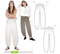 Style Arc Patron de couture Pantalon tissé Barry Tailles 04-16