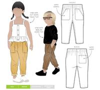 Style Arc Patron de couture Pantalon tissé pour enfant Bobby