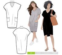 Style Arc Patron de couture - Robe en tricot (tailles 04-16)