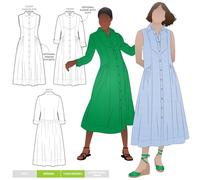 Style Arc Patron de couture - Robe tissée Hampton (tailles 46 à 48)