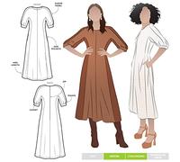 Style Arc Patron de couture - Robe tissée Penelope (tailles 46 à 48)