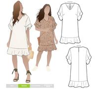 Style Arc Patron de couture Robe tissée Pixie Tailles 38 à 50