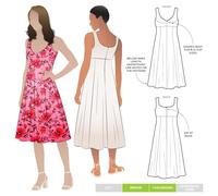 Style Arc Patron de couture Robe tissée Sabrina Tailles 38 à 50