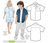 Style Arc Patron de couture - Surchemise pour enfant Rhys