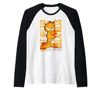 Style Artistique épique de la Bande dessinée rétro de Garfield, Un Chat affamé Manche Raglan