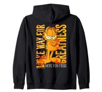 Style Artistique épique de la Bande dessinée rétro de Garfield, Un Chat affamé Sweat à Capuche