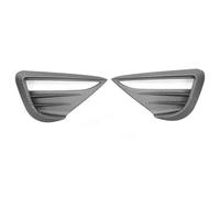 Style Automatique Lot De 2 Calandres Décoratives Pour Phares Antibrouillard De Voiture Pour Tesla Model Y 2021 2022 2023 2024(Matte Carbon Fiber)