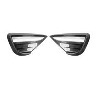 Style Automatique Lot De 2 Calandres Décoratives Pour Phares Antibrouillard De Voiture Pour Tesla Model Y 2021 2022 2023 2024(Glossy Carbon Fiber)