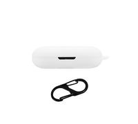 (Style B - Blanc) étui de protection en silicone pour casque 1MORE S30 avec boucle - Blanc