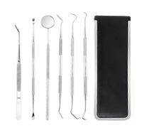 (Style B) Miroir Faucille Détartreur De Tartre Spatule De Cure-Dents Équipement De Laboratoire Cadeau De Dentiste Soins Bucco-Dentaires Outils De Nettoyage Des Dents