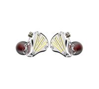 (Style B, Multicolor) FZ Liberty Max Dynamic Headphones Sports Noise Cancelling Headset IEM Earbuds, No Mic-Black+Red