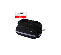 (Style C Black)Waterproof Bicycle Saddle Bag Reflective 20l Large Capacity Tail Rear 3 In 1 Trunk Ba