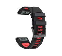 (Style C Garmin Fenix 7, Multicolor) Dual-color Watch Band for Garmin Fenix 7/Forerunner 965/955/945/935,Smooth Silicone Soft Strap+Yello